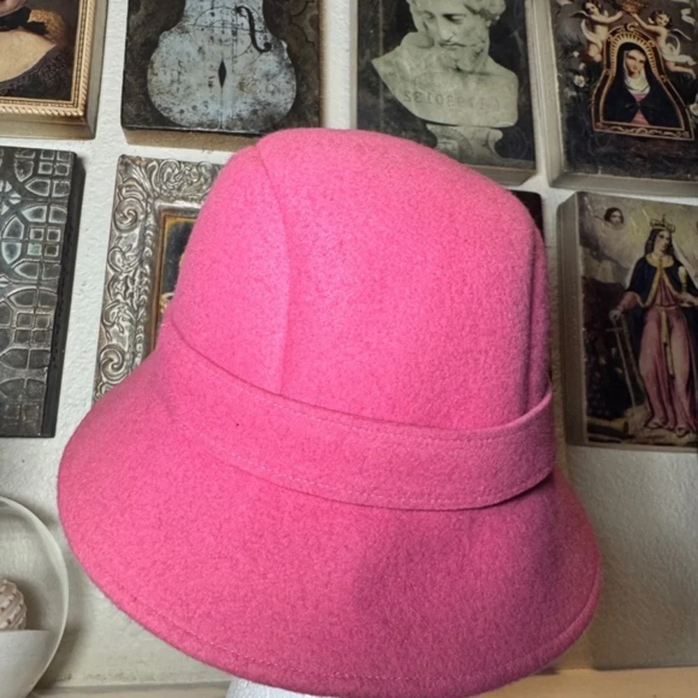J.Crew Wool Felt Pink Cloche Hat – New‎ with Tags Size Small/medium